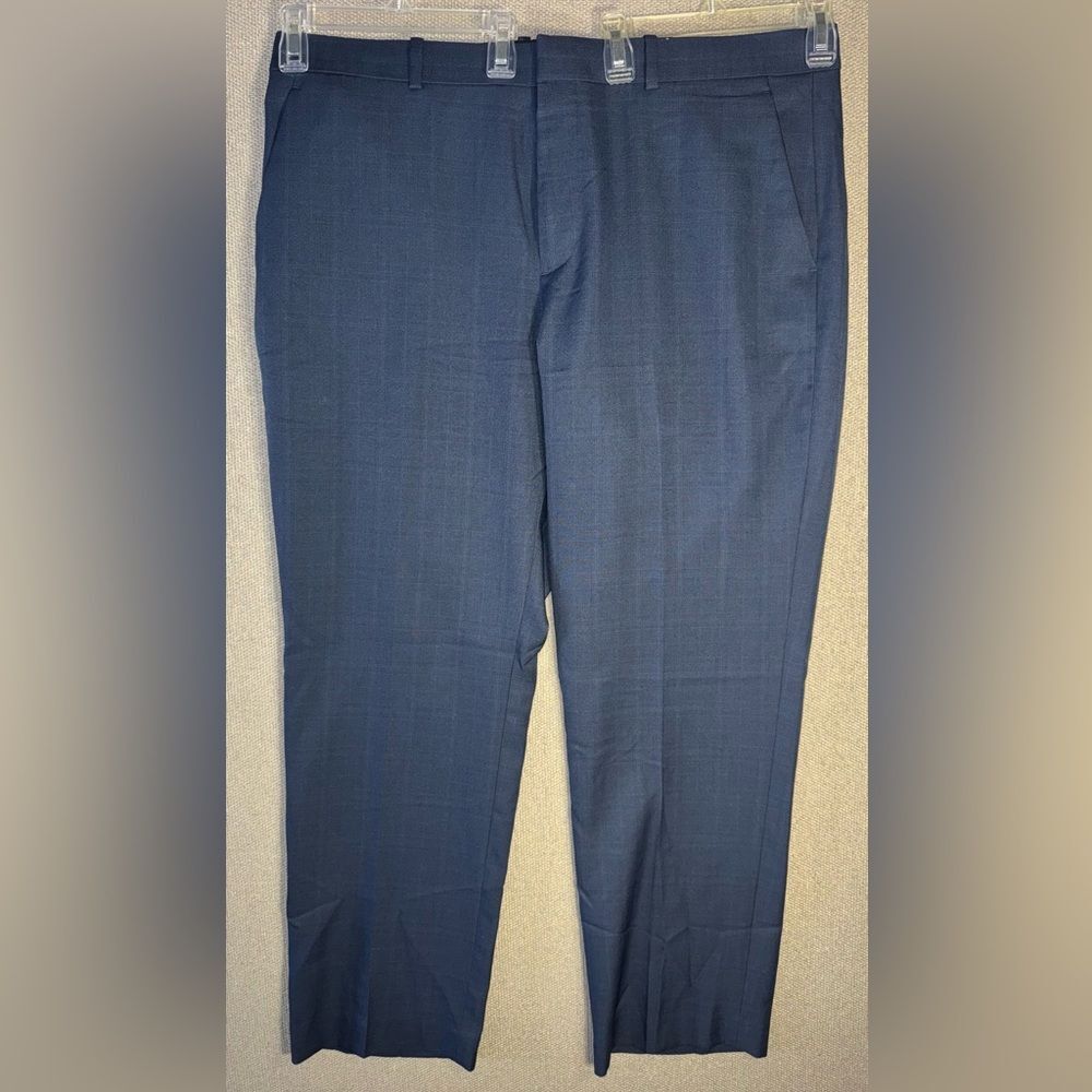 Perry Ellis portfolio size 36x29 modern fit Blue Dress Pants